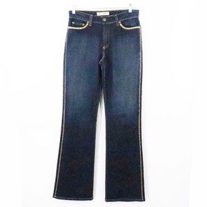 Makers USA Denim Boot Cut Hi-Rise Studded Jeans